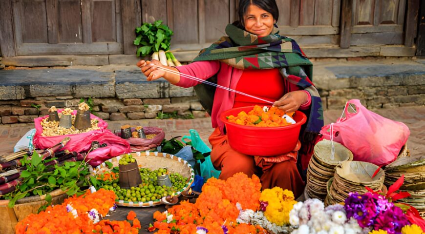 Market in Nepal